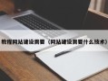 乐平教程网站建设需要（网站建设需要什么技术）
